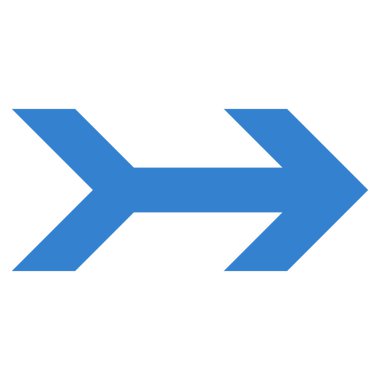 Düz vektör simgesi sağ ok