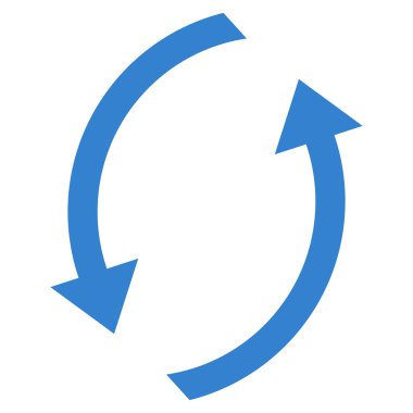 Düz vektör simgesini tazele