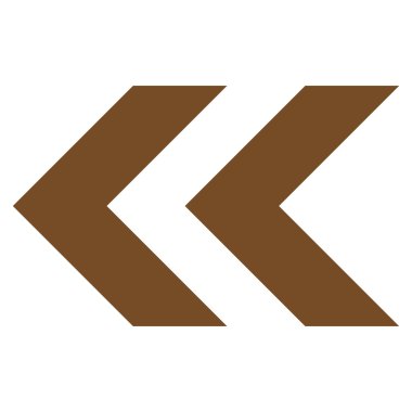 Shift Sol düz vektör simgesi