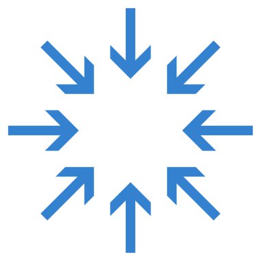 Basınç oklar düz vektör simgesi