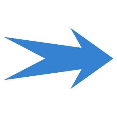 Düz vektör simgesi sağ ok