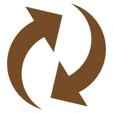 Düz vektör simgesini tazele