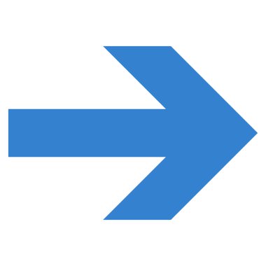 Düz vektör simgesi sağ ok