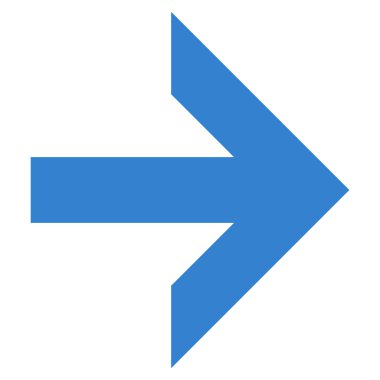 Düz vektör simgesi sağ ok