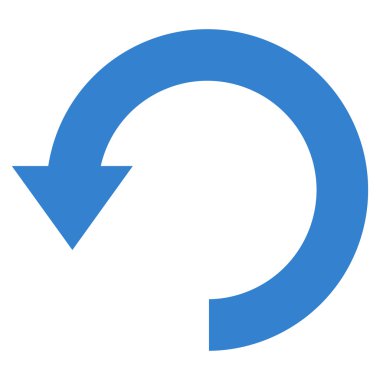 Düz vektör simgesi Döndür