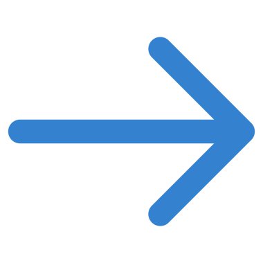 Düz vektör simgesi sağ ok