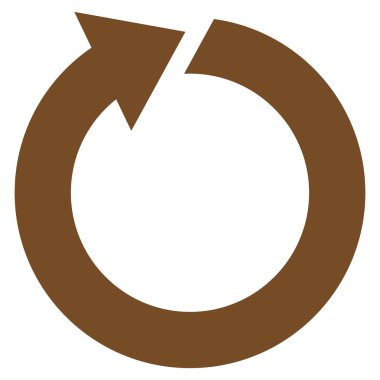 Düz vektör simge döndürmek