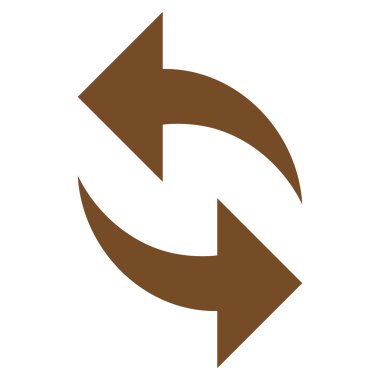 Düz vektör simgesini tazele