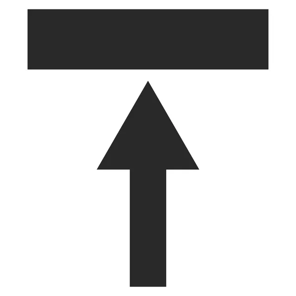 Move Top Flat Vector Symbol — Stock Vector