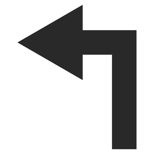 Символ поворота влево — стоковый вектор