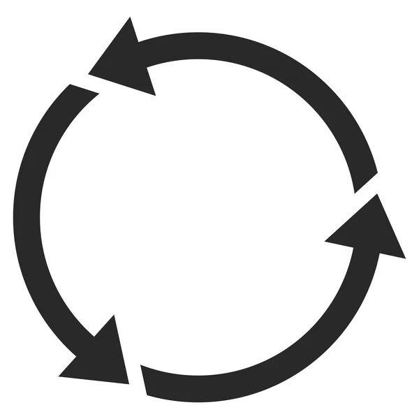 Ανακύκλωσης επίπεδη διάνυσμα σύμβολο — Διανυσματικό Αρχείο