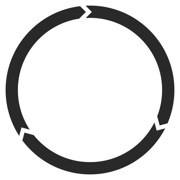 Символ плоского вектора вращения — стоковый вектор