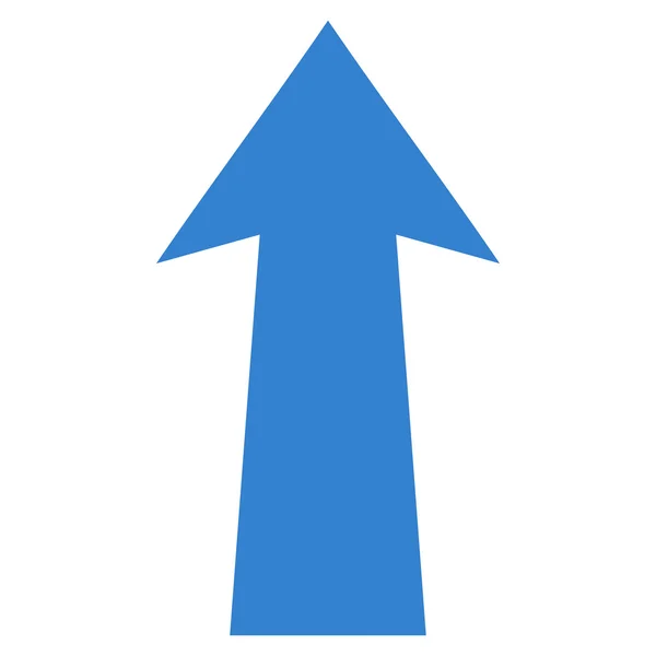 Flèche vers le haut Icône vectorielle plate — Image vectorielle