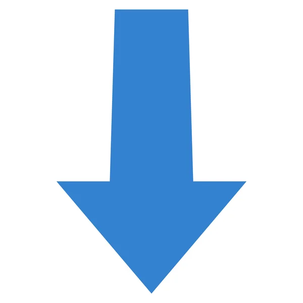Arrow Down Flat Vector Icon — Stock Vector