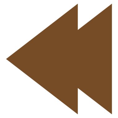 Sol düz vektör simgesi hareket