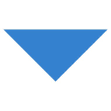 Düz vektör simgesi aşağı ok ucu