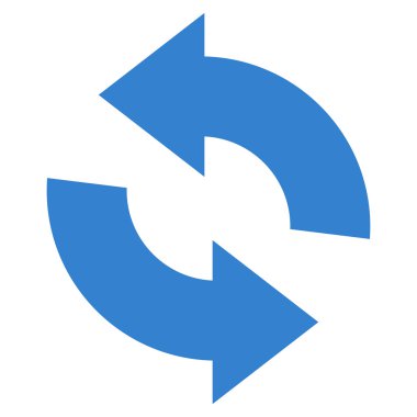 Düz vektör simgesini tazele