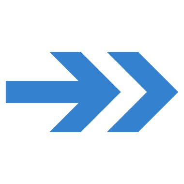 Düz vektör simgesi sağ ok