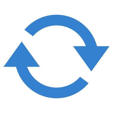 Düz vektör simgesini tazele