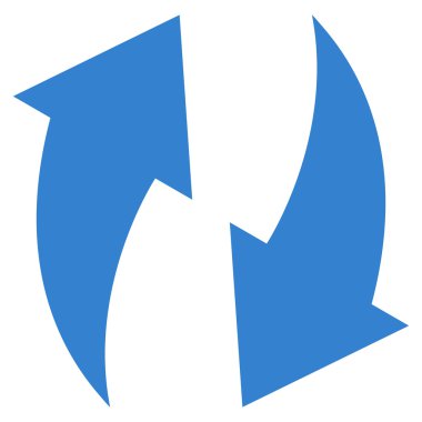 Düz vektör simgesini tazele