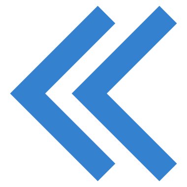 Shift Sol düz vektör simgesi