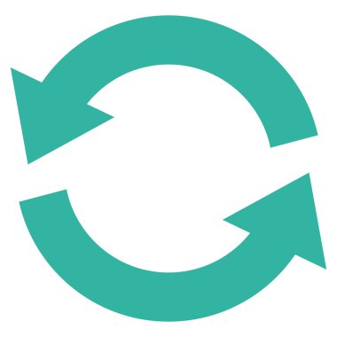 Düz vektör simgesini tazele