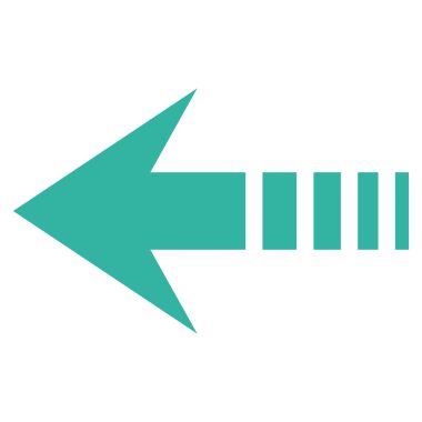 Sol düz vektör simge göndermek