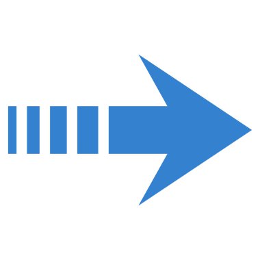 Sağ göndermek düz vektör simgesi