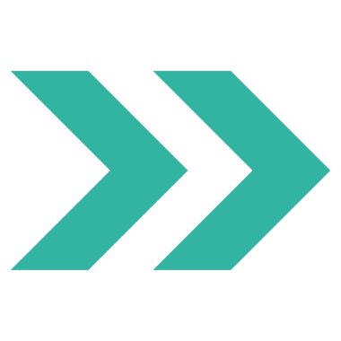 Vardiya doğru düz vektör simgesi