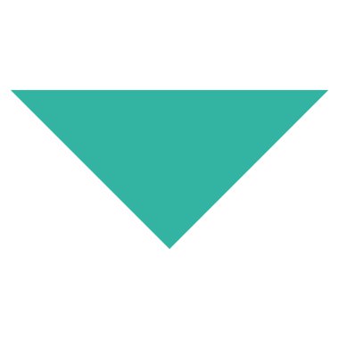 Düz vektör simgesi aşağı ok ucu