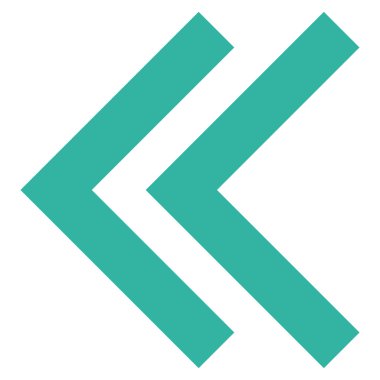 Shift Sol düz vektör simgesi