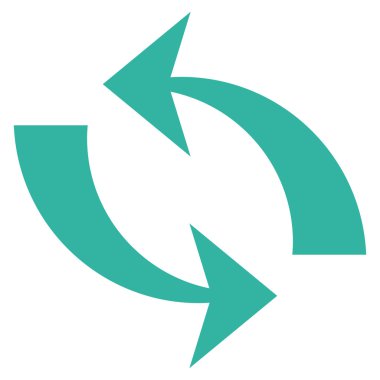 Düz vektör simgesini tazele