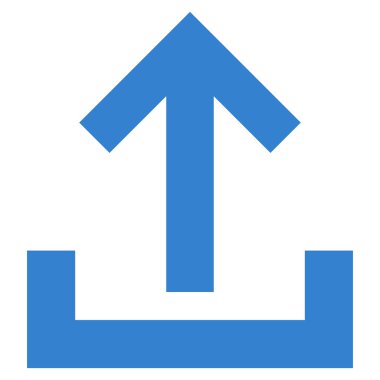 Düz vektör simge yüklemek