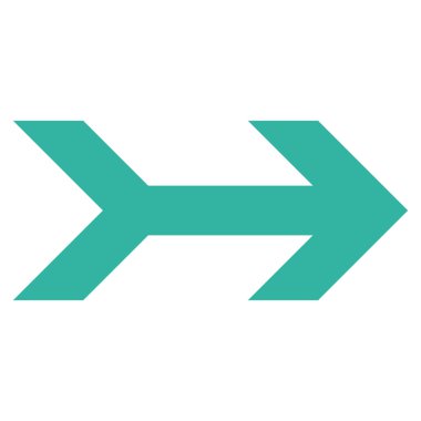 Düz vektör simgesi sağ ok