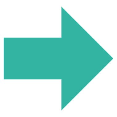 Düz vektör simgesi sağ ok