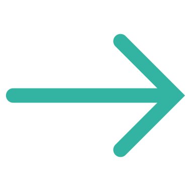 Düz vektör simgesi sağ ok