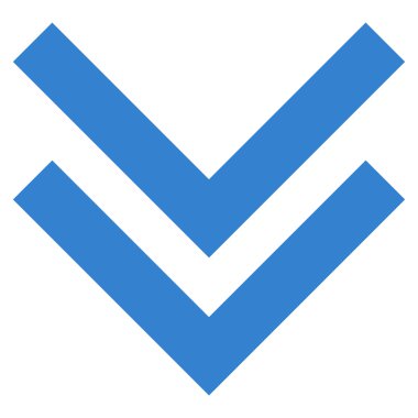 Düz vektör simgesi kaydır