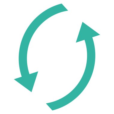 Düz vektör simgesini tazele