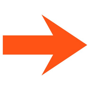 Düz vektör simgesi sağ ok