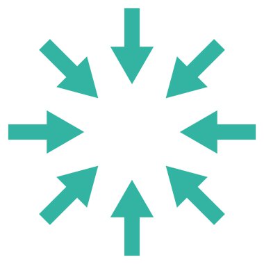 Vektör simge kompakt oklar düz