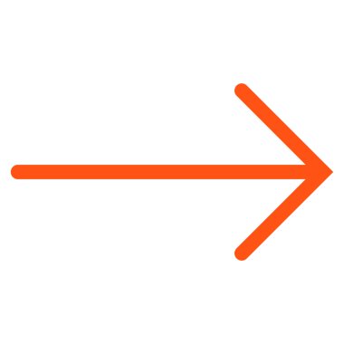 Düz vektör simgesi sağ ok