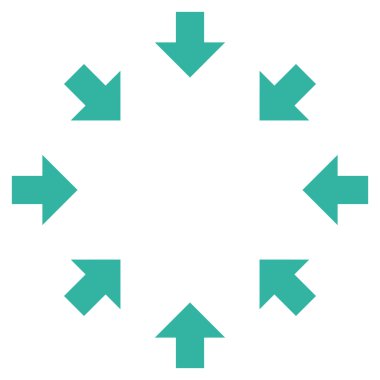 Vektör simge kompakt oklar düz