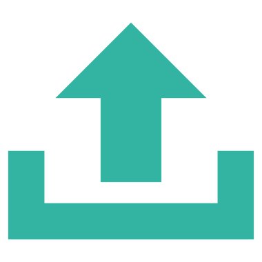 Düz vektör simge yüklemek