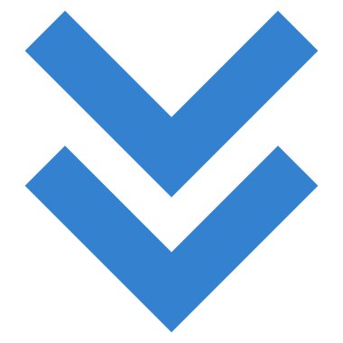 Düz vektör simgesi kaydır