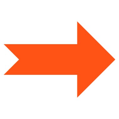 Düz vektör simgesi sağ ok