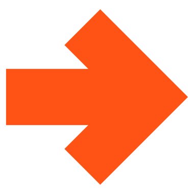 Düz vektör simgesi sağ ok