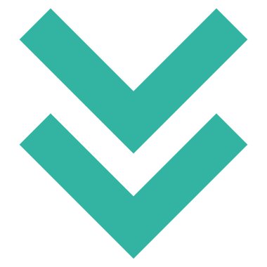 Düz vektör simgesi kaydır