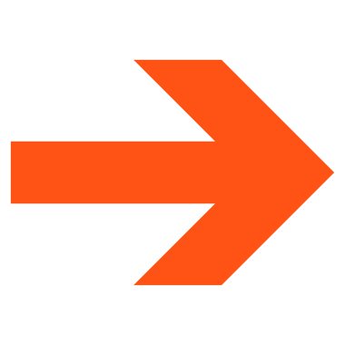 Düz vektör simgesi sağ ok