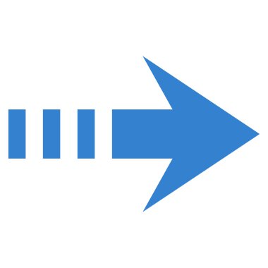 Sağ göndermek düz vektör simgesi