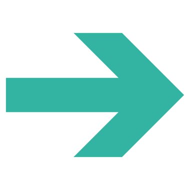 Düz vektör simgesi sağ ok